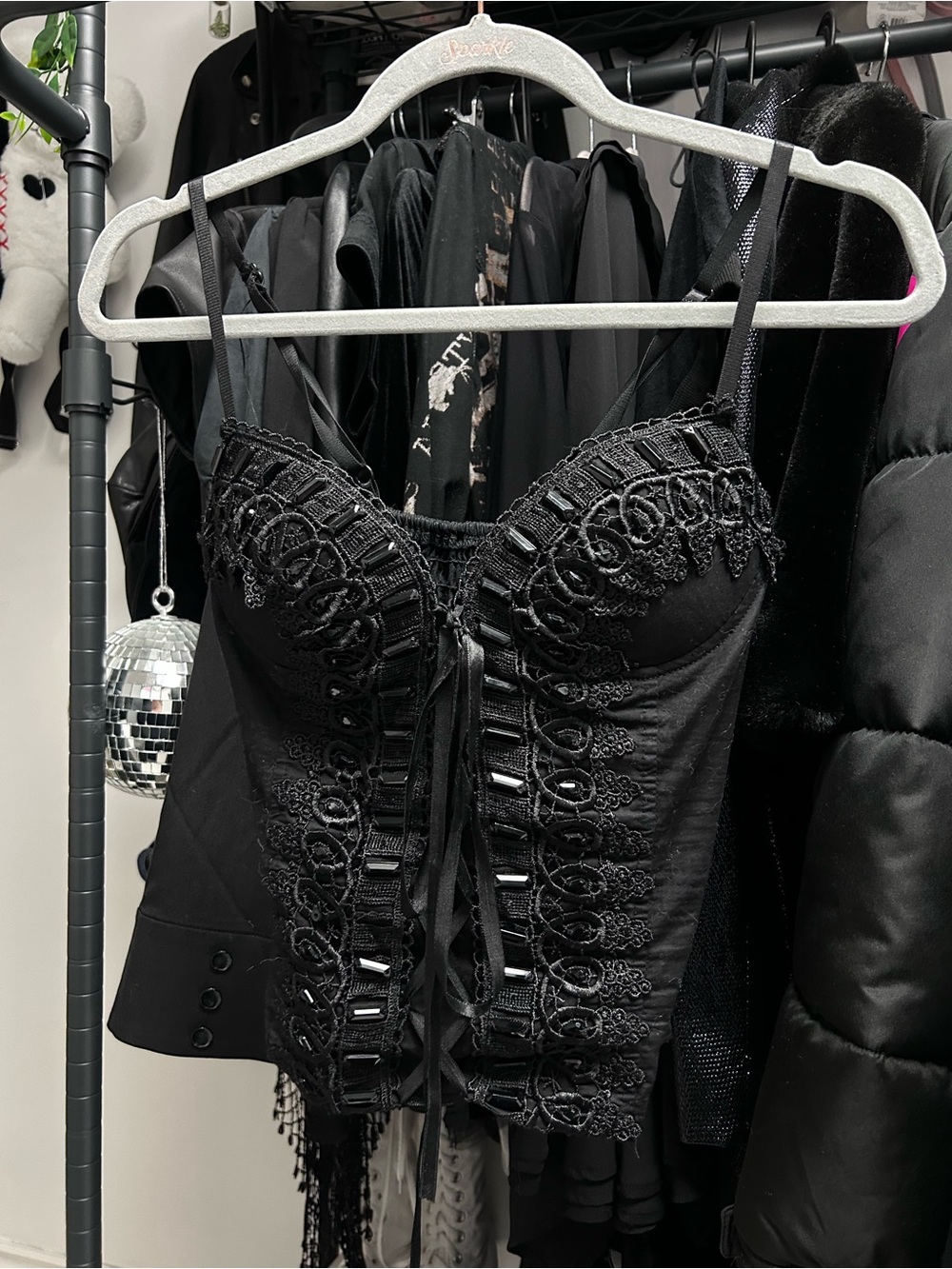 y2k lave vintage corset tank top
